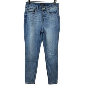 Judy Blue Womens Relaxed Fit Skinny Jeans sz 7/28 Blue Cotton Blend Medium Wash